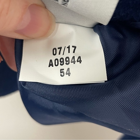 Larry Levine Wool Pea Coat | Double Breasted | Blue | Size Medium - Picture 11 of 15